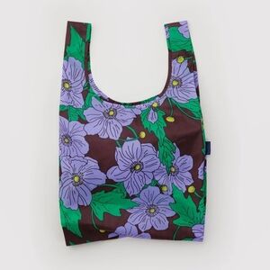BAGGU MAROON POPPY TOTE BAG